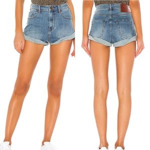One Teaspoon High Waist Denim Short